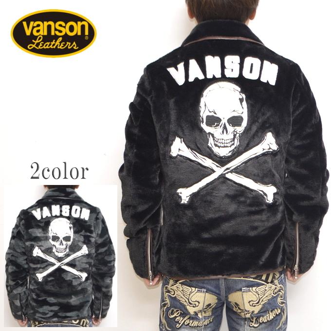 バンソン TFOA コラボ ライダース XL スカル アウター バイク ロック