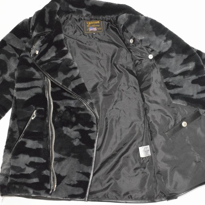 【Vv】【希少】☆VANSON（バンソン）★ライダースジャケット VANSON（バンソン） VANSON NVJK-2108 ボアライダースジャケット
