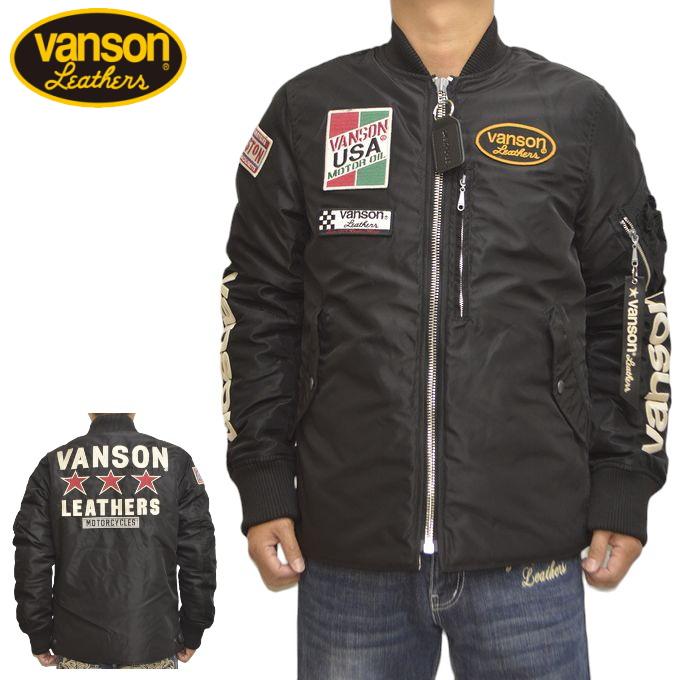 vanson ma−1タイプ VANSON LEATHERS MA-1ストレッチメッシュジャケット］バンソン