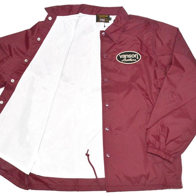 VANSON（バンソン） VANSON NVSL-2207 ナイロン コーチジャケット
