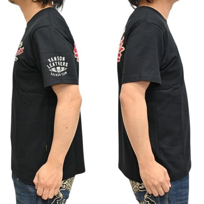 VANSON（バンソン） VANSON NVST-2507 半袖Tシャツ 天竺半袖TEE