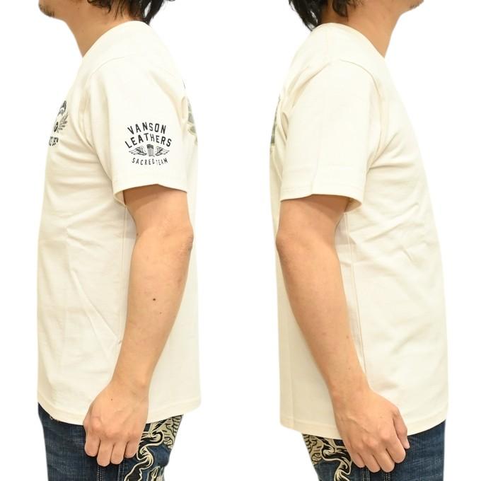 VANSON（バンソン） VANSON NVST-2507 半袖Tシャツ 天竺半袖TEE
