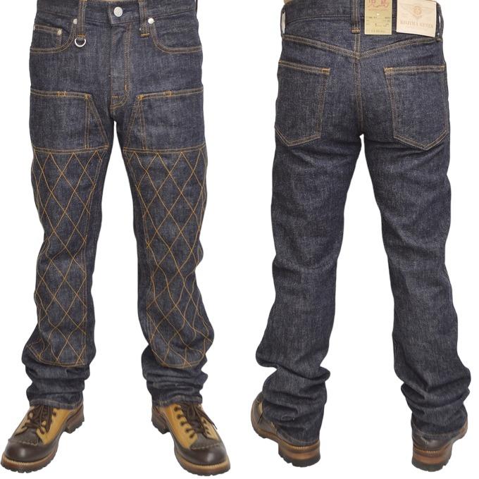 児島ジーンズ KOJIMA GENES RNB-107 13oz ダブルニー ストレート