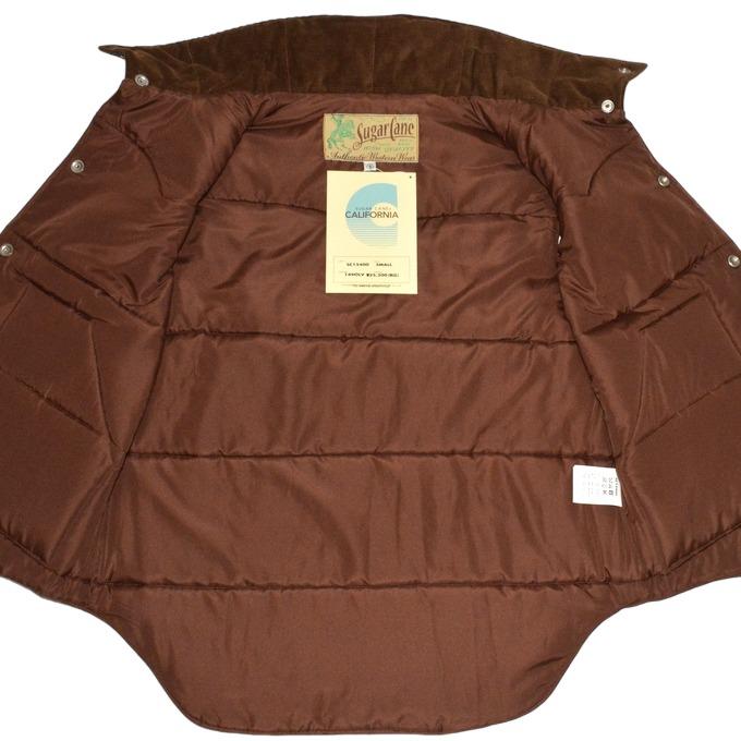 ダウンベスト　SUGAR CANE’S SUGAR CANE シュガーケーン ダウンベスト Sugar Cane レザーヨーク