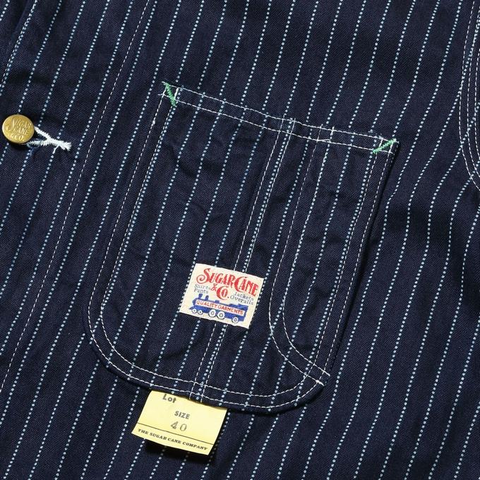 SUGAR CANE シュガーケーン SC15658 9oz. ウォバッシュ ストライプ