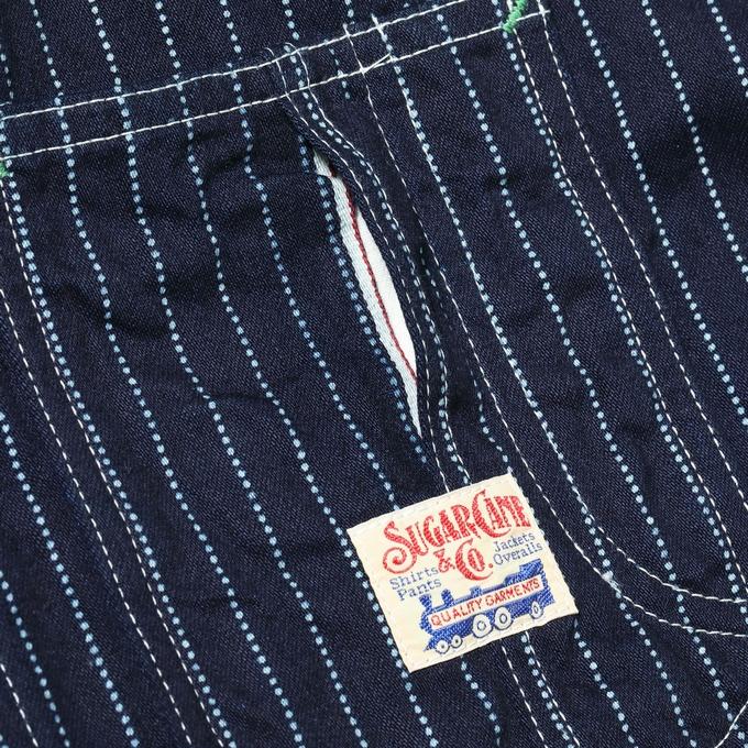 SUGAR CANE シュガーケーン SC15658 9oz. ウォバッシュ ストライプ