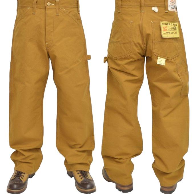 SUGAR CANE シュガーケーン SC41824 ブラウン ダック ワークパンツ 