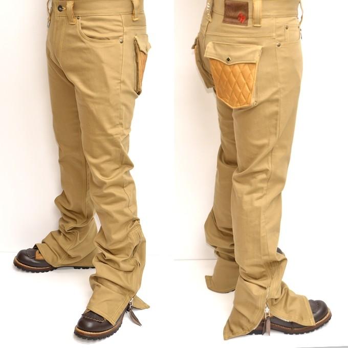 SKULL FLIGHT スカルフライト ボトムス パンツ TYPE2 Stretch Leather