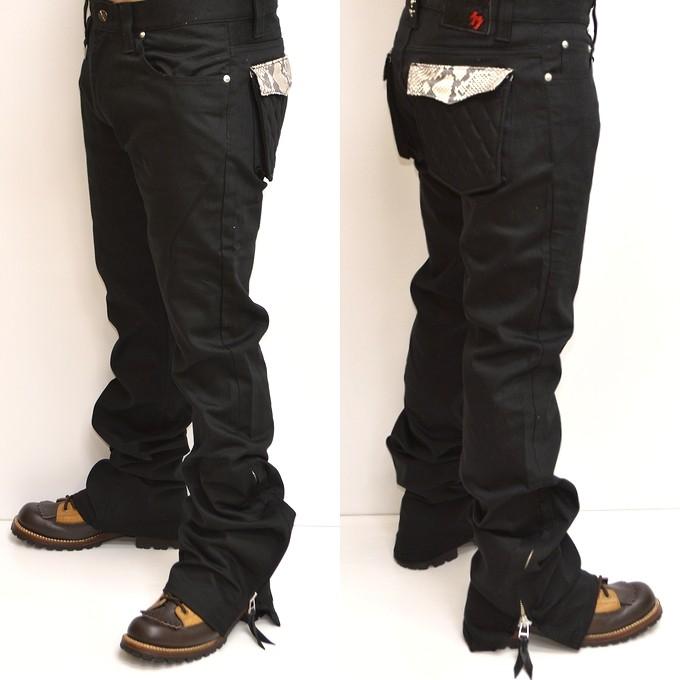 SKULL FLIGHT スカルフライト ボトムス パンツ TYPE2 PYTHON FLAP TYPE