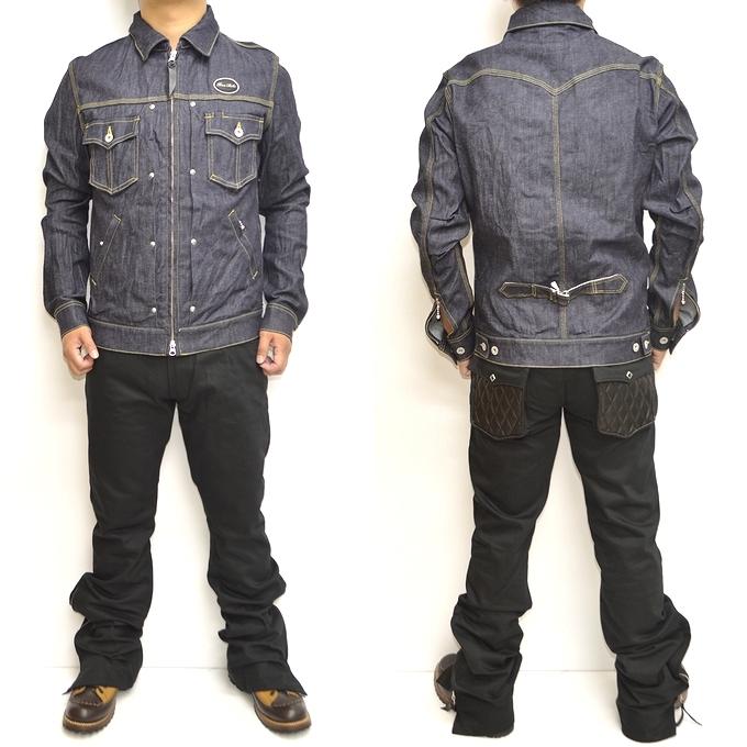 SKULL FLIGHT（スカルフライト） ライダース ストレッチ Gジャケット