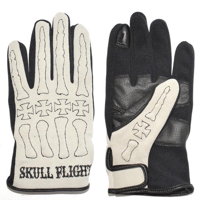 小物 SKULL FLIGHT SUMMER BONE GLOVE SIZE L 全7色【SKULL FLIGHT/スカルフライト】「Summer Bone Glove/サマー