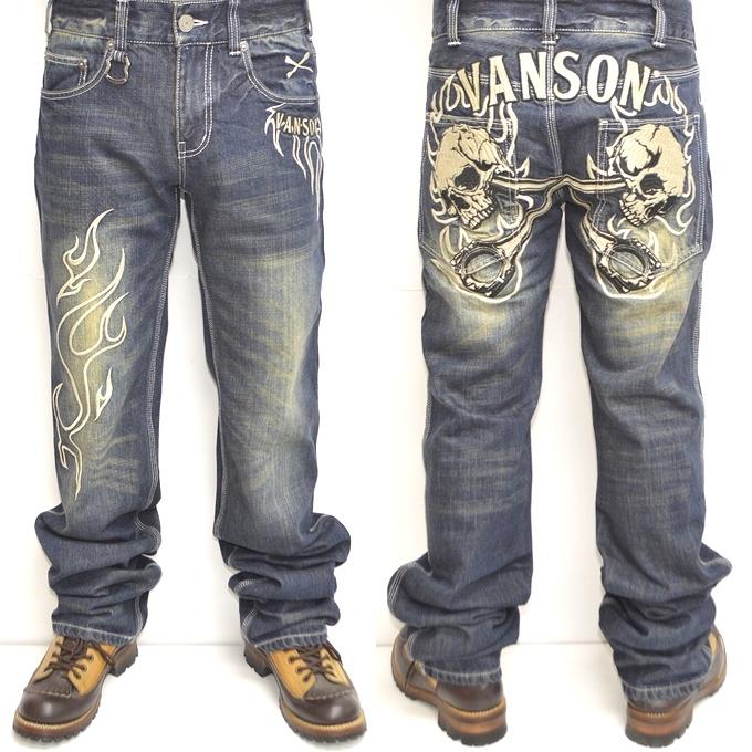 VANSON バンソン SP-B-32 デニムパンツ ジーンズ インディゴ色 VANSON バンソン SP-B-32 デニムパンツ ジーンズ インディゴ色