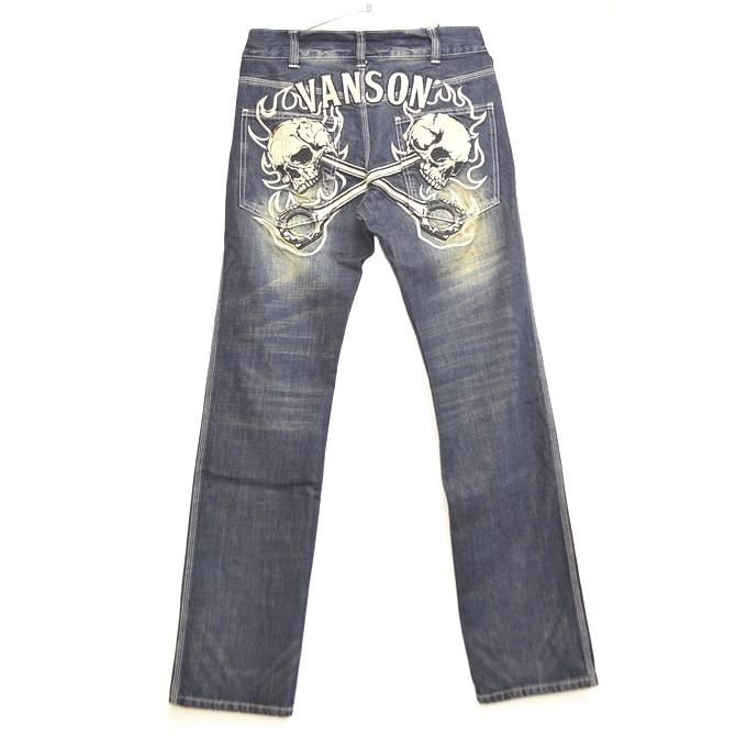 VANSON バンソン SP-B-32 デニムパンツ ジーンズ インディゴ色 VANSON バンソン SP-B-32 デニムパンツ ジーンズ インディゴ色