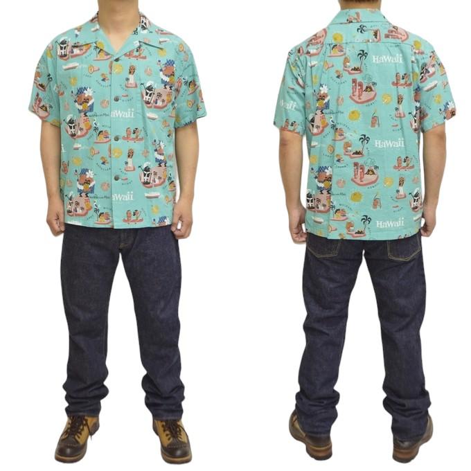 SUN SURF サンサーフ SS39333 半袖シャツ コットンリネンホップサップ