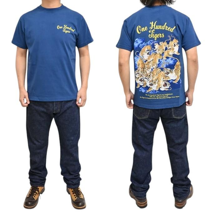 SUN SURF サンサーフ SS79162 半袖Tシャツ 百虎 ONE HUNDRED TIGERS