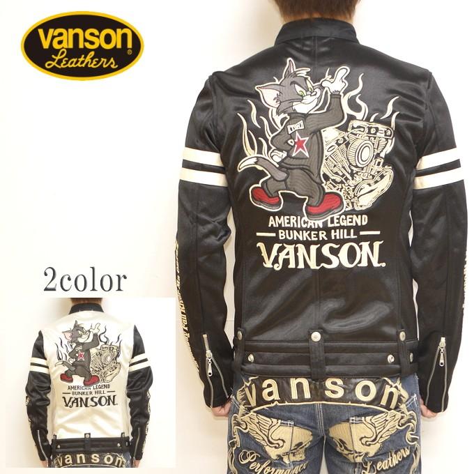 楽天カード分割 バンソン Vanson Tom And Jerry Tjv 05 ボンディング シングル ライダース ジャケット トム ジェリー メンズ アウター 全品送料無料 Www Tiebreak Fr