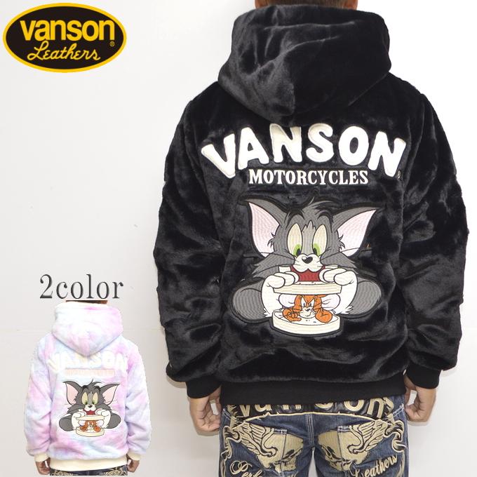VANSON（バンソン） VANSON TOM and JERRY TJV-2244 ファー ジップ