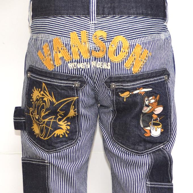 VANSON（バンソン） VANSON TOM and JERRY TJV-2308 デニムペインター