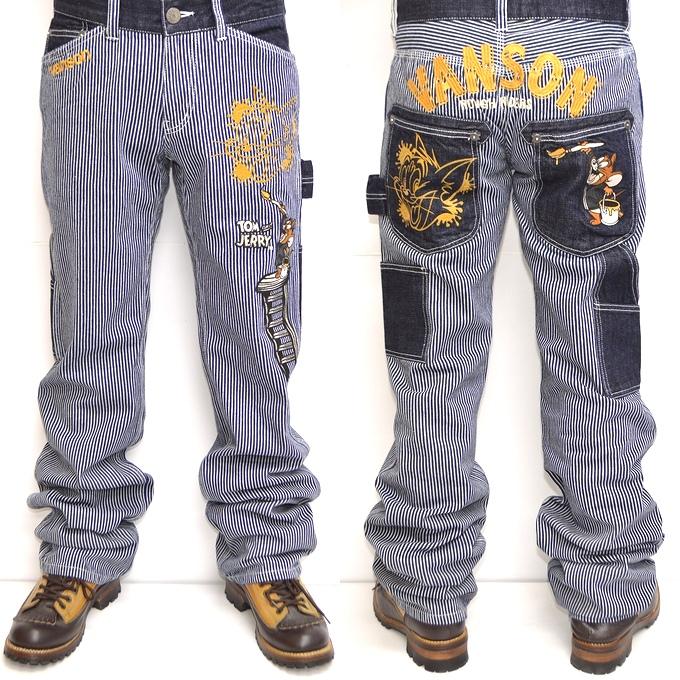 VANSON（バンソン） VANSON TOM and JERRY TJV-2308 デニムペインター