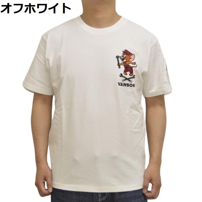 VANSON（バンソン） トムとジェリー TJV-2430 半袖Tシャツ 天竺半袖