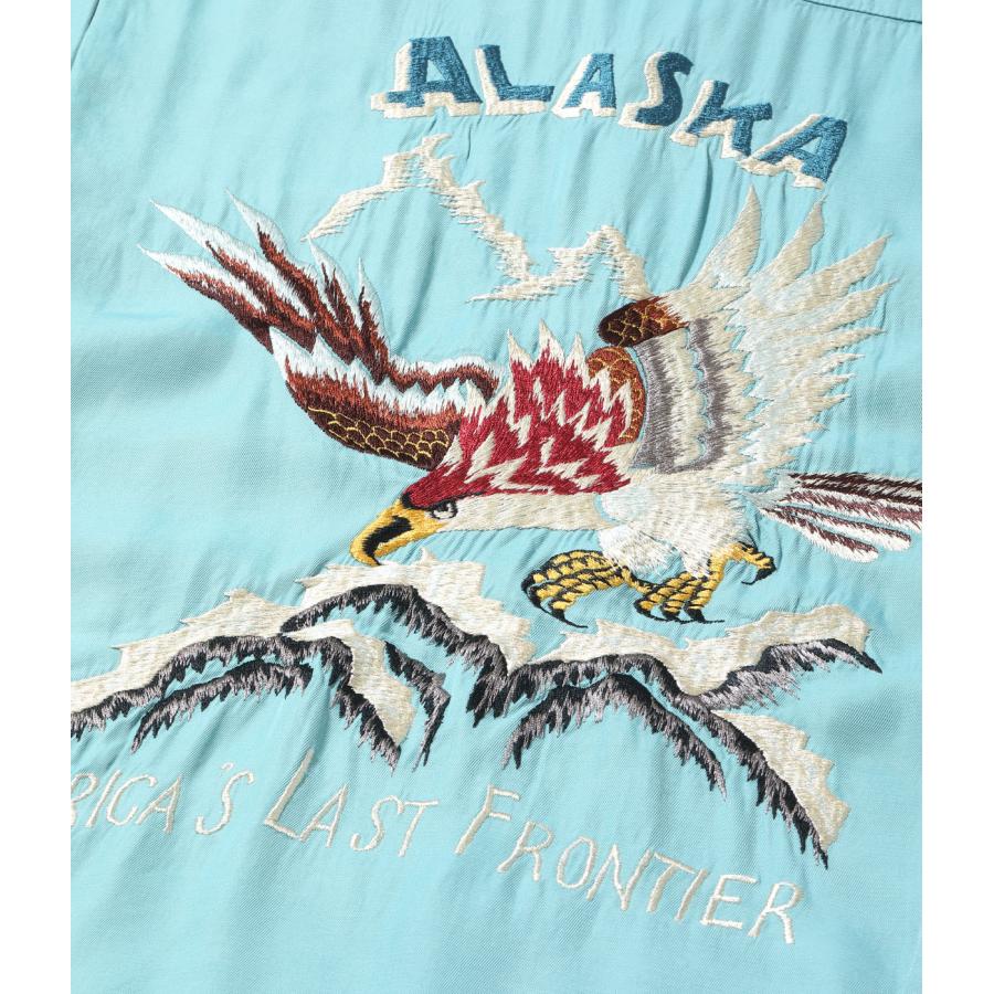 テーラー東洋 TT39507　スカシャツ　ALASKAN EAGLE　L TAILOR TOYO テーラー東洋 Tailor Toyo TT39507 半袖シャツ 刺繍