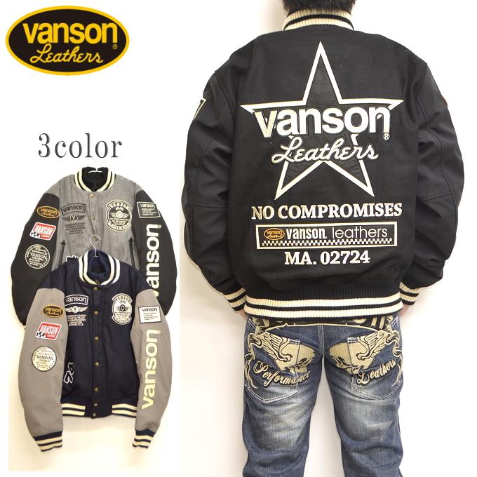 バンソン Vanson Vs113w アワードジャケット Award Jacket スタジャン スタジアムジャンパー メンズ バイク バイカー アウター Vs113w Rough Riders 通販 Yahoo ショッピング