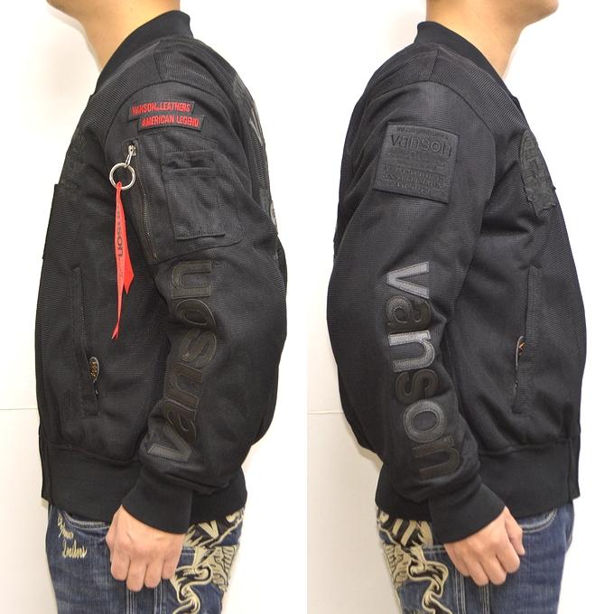VANSON（バンソン） VANSON VS23101S メッシュ MA-1 ジャケット