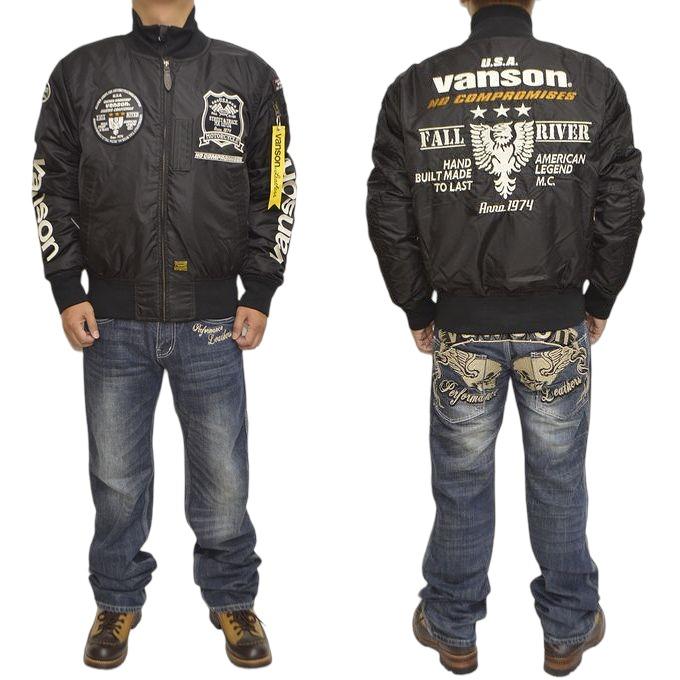 VANSON（バンソン） VANSON VS23109W MA-1 ジャケット プロテクター
