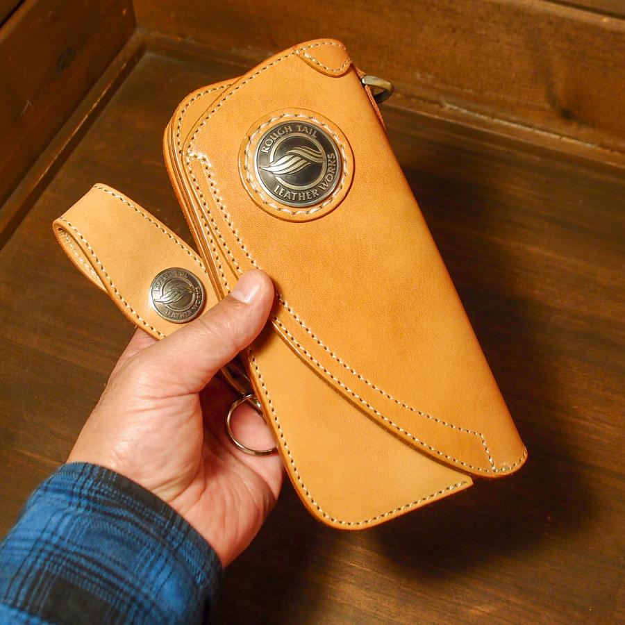 シースデュラブル ロングウォレット Bタイプ ナチュラル ○ バイカーズ