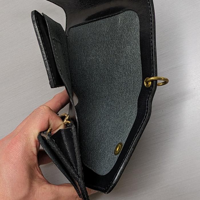 ロゼット ミドルウォレット ブラック : ラフテールYahoo!店 - 通販