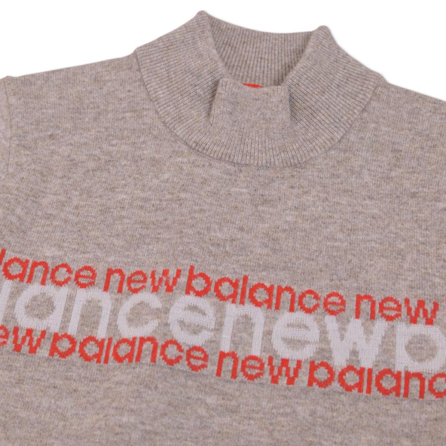未使用級　ニューバランス グレー セーター　ニット　ゴルフ New Balance ニューバランス セーター レディース ハイネック