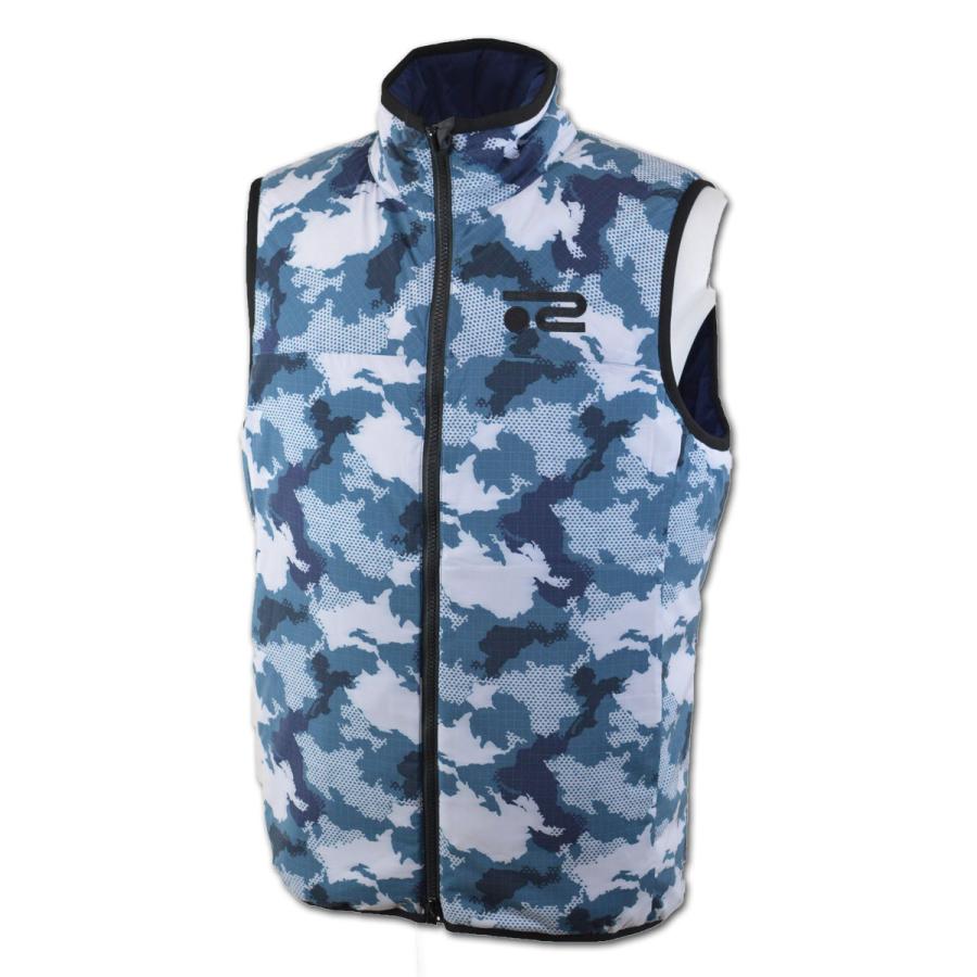 Rosasen（ロサーセン） ベストブルゾン メンズ ゴルフウェア 秋冬用 紺