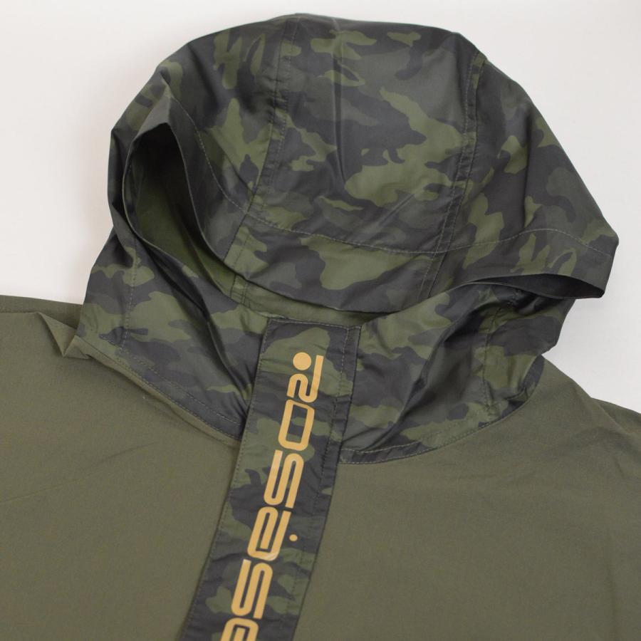 ROSASEN Mサイズ マイクロ生地パーカー Rosasen ロサーセン パーカー メンズ ROSASEN ゴルフウェア 秋冬