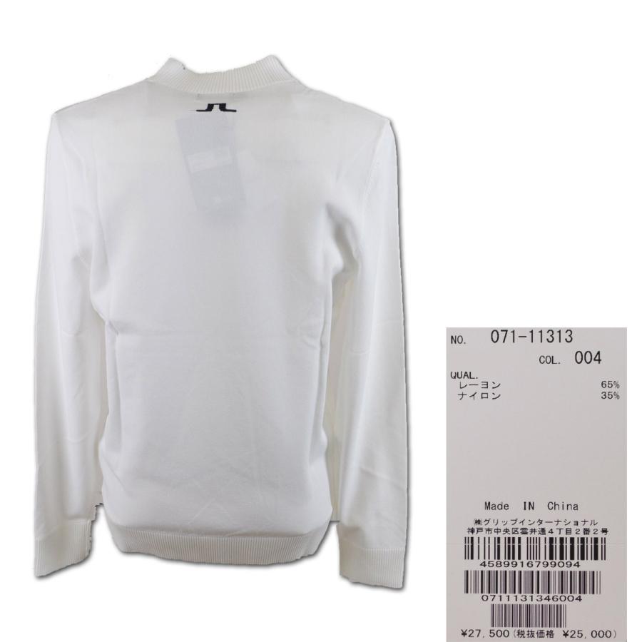 J.リンドバーグ セーター ニット メンズ ゴルフ ゴルフウェア J.LINDEBERG 春夏用 白 M L 071-11313-004の画像