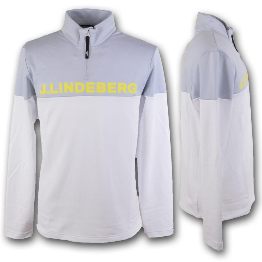 速くおよび自由な 新品 メンズ タグ付き J.LINDEBERG ハーフジップ
