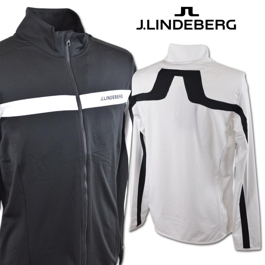 【ジェイリンドバーグ】人気ロゴマーク ナイロン 長袖ゴルフブルゾンジャケットM J.LINDEBERG（ジェイリンドバーグ） ブルゾン アウター 「J.LINDEBERG