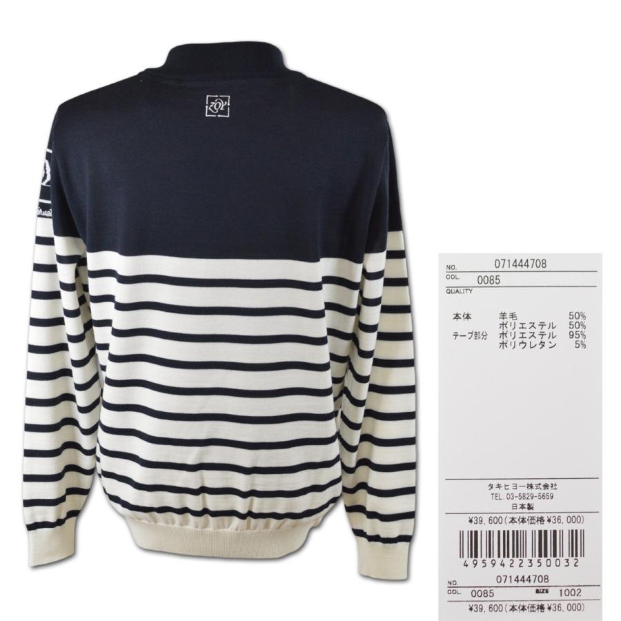 ZOY（ゾーイ） セーター メンズ 秋冬用 紺 M L 071444708-85 : ROUND