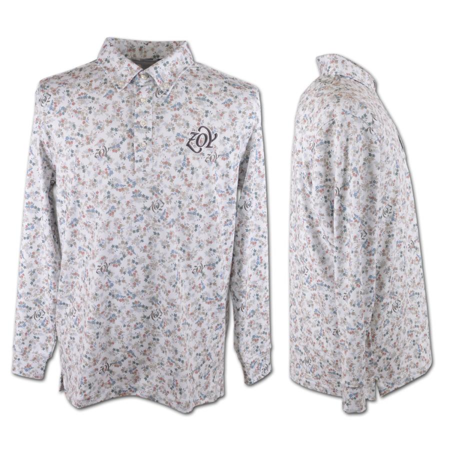 ZOY（ゾーイ） 長袖ポロシャツ ポロ ゴルフ ゴルフウェア メンズ 秋冬