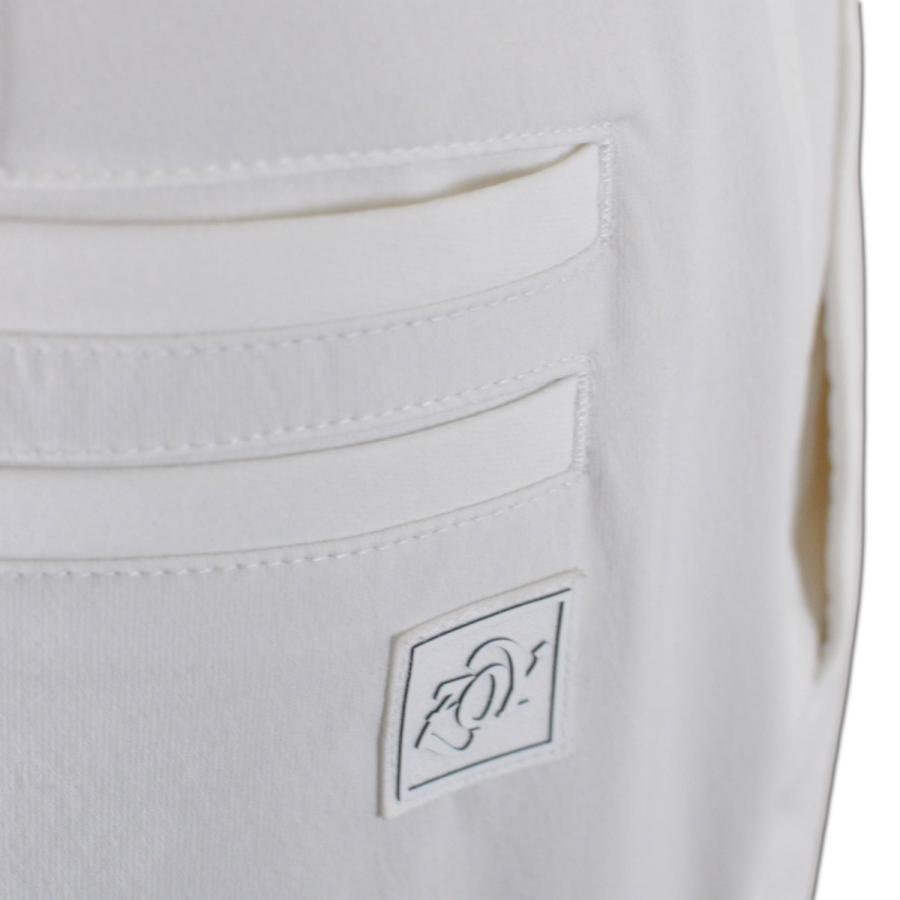 ZOY（ゾーイ） パンツ バックパイルサテンストレッチ ロングパンツ