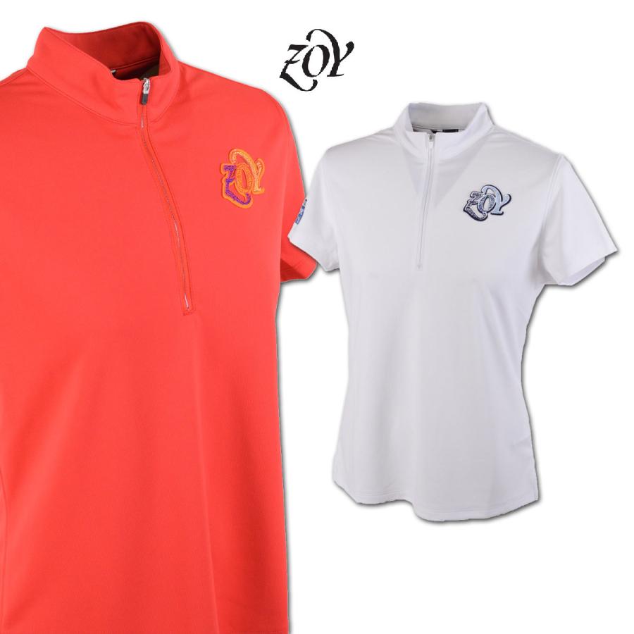 ZOY 半袖ポロシャツ S 正規逆輸入品 M 売り出し L 071622010 ゾーイ レディース ゴルフウェア