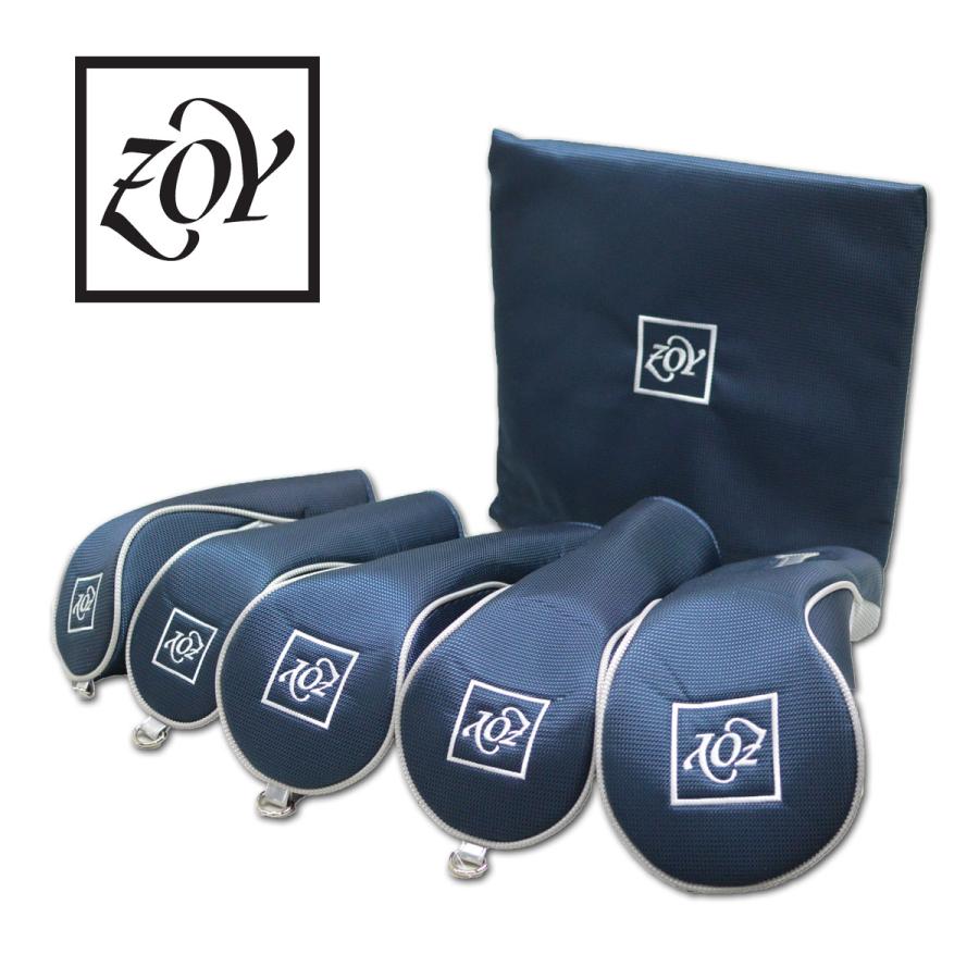 ZOY ヘッドカバーセット メンズ レディース 紺 071749868-84 ZOY ヘッドカバーセット メンズ レディース 紺 071749868-84