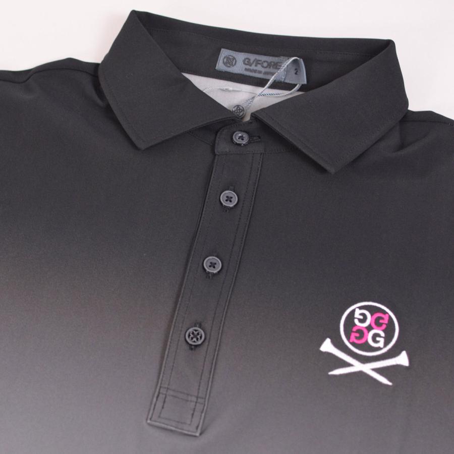 G/FORE ジーフォア 半袖ポロシャツ メンズ 春夏用 黒 M L LL G/FORE ジーフォア 半袖ポロシャツ メンズ 春夏用 黒 M L LL