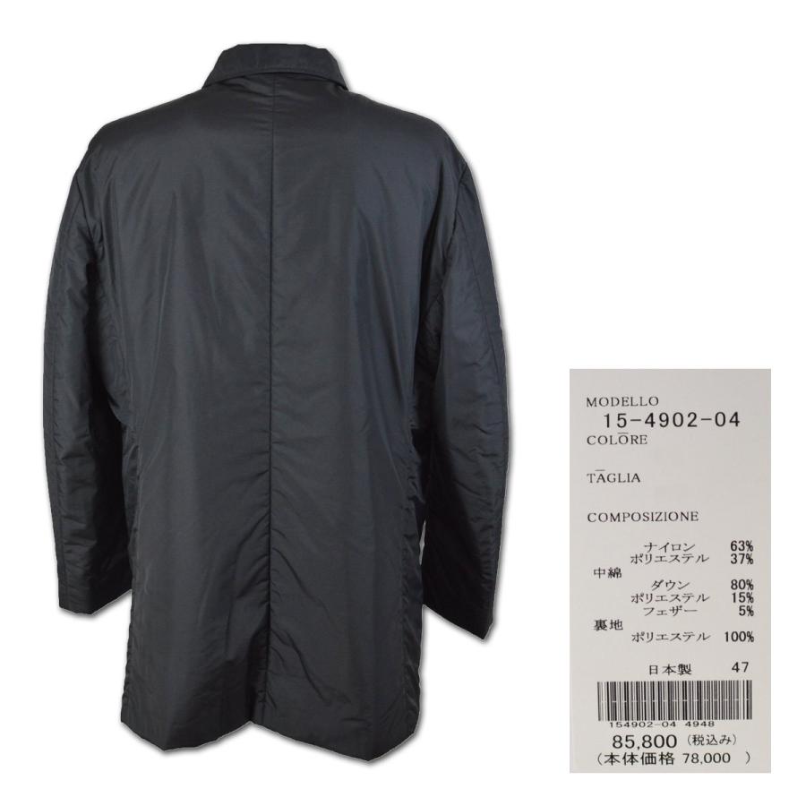 アンジェロ ハーフコート メンズ 秋冬用 アンジェロジャパン 紺 黒 M L LL 15-4902-04の画像