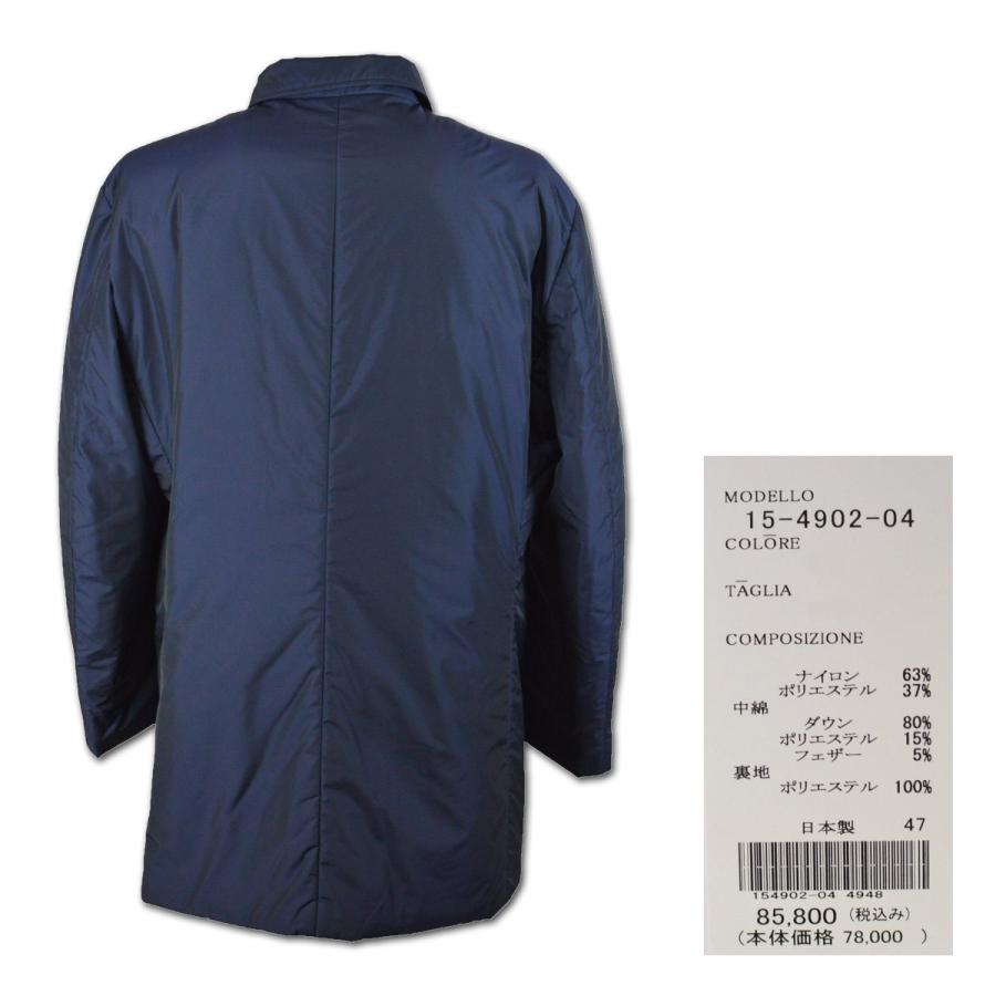 アンジェロ ハーフコート メンズ 秋冬用 アンジェロジャパン 紺 黒 M L LL 15-4902-04の画像
