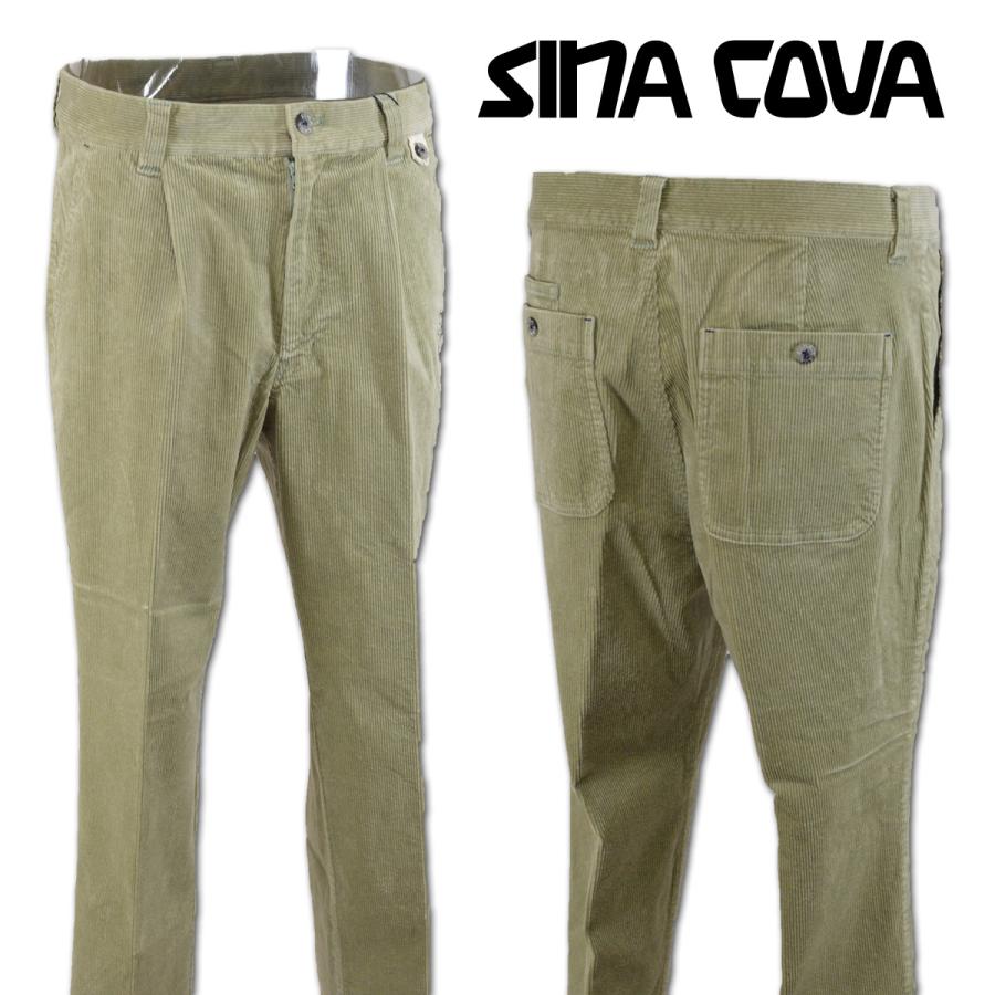 SINA COVA シナコバ パンツ メンズ 秋冬用 オリーブ W84 W88 W92  