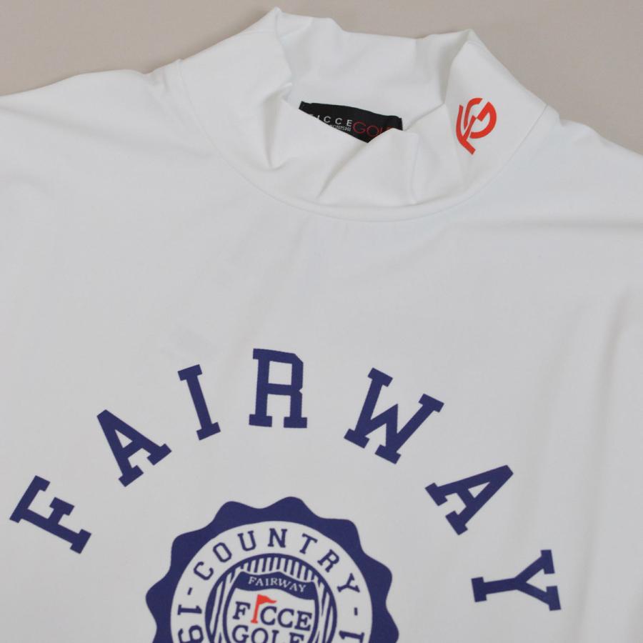 フィッチェゴルフ 長袖ハイネックシャツ メンズ 秋冬用 白 紺 フィッチェゴルフ 長袖ハイネックシャツ メンズ 秋冬用 白 紺