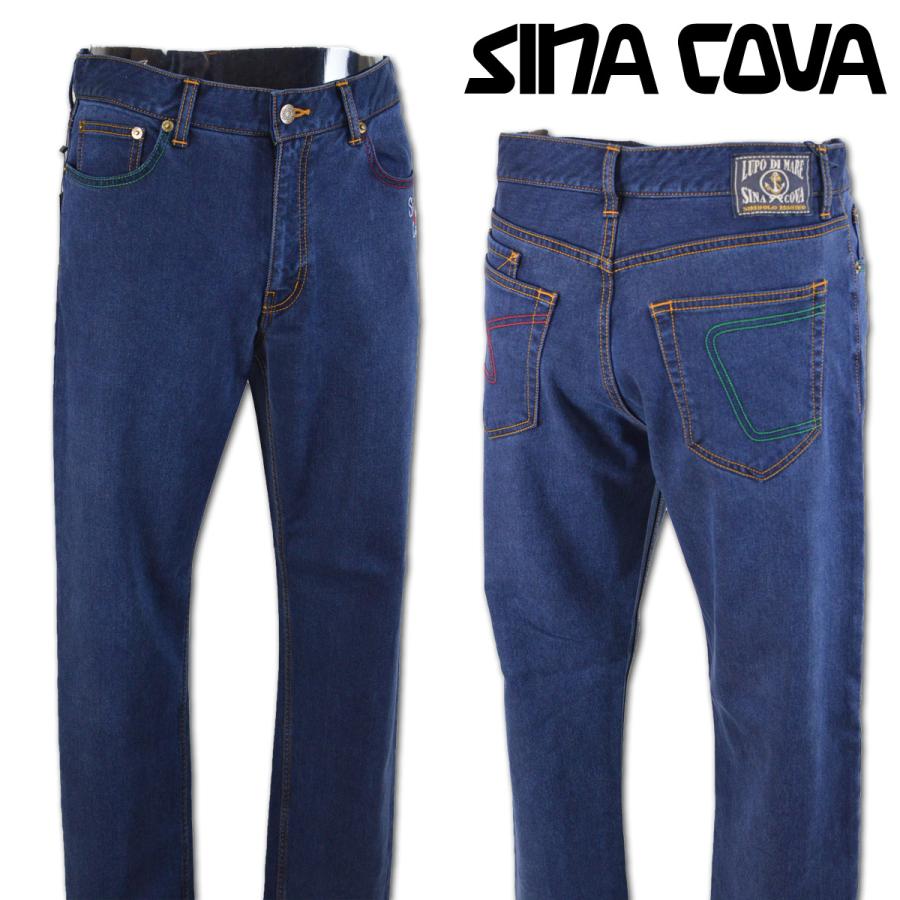 SINA COVA（シナコバ） ジーンズ メンズ アウトレット 秋冬用 紺 W80