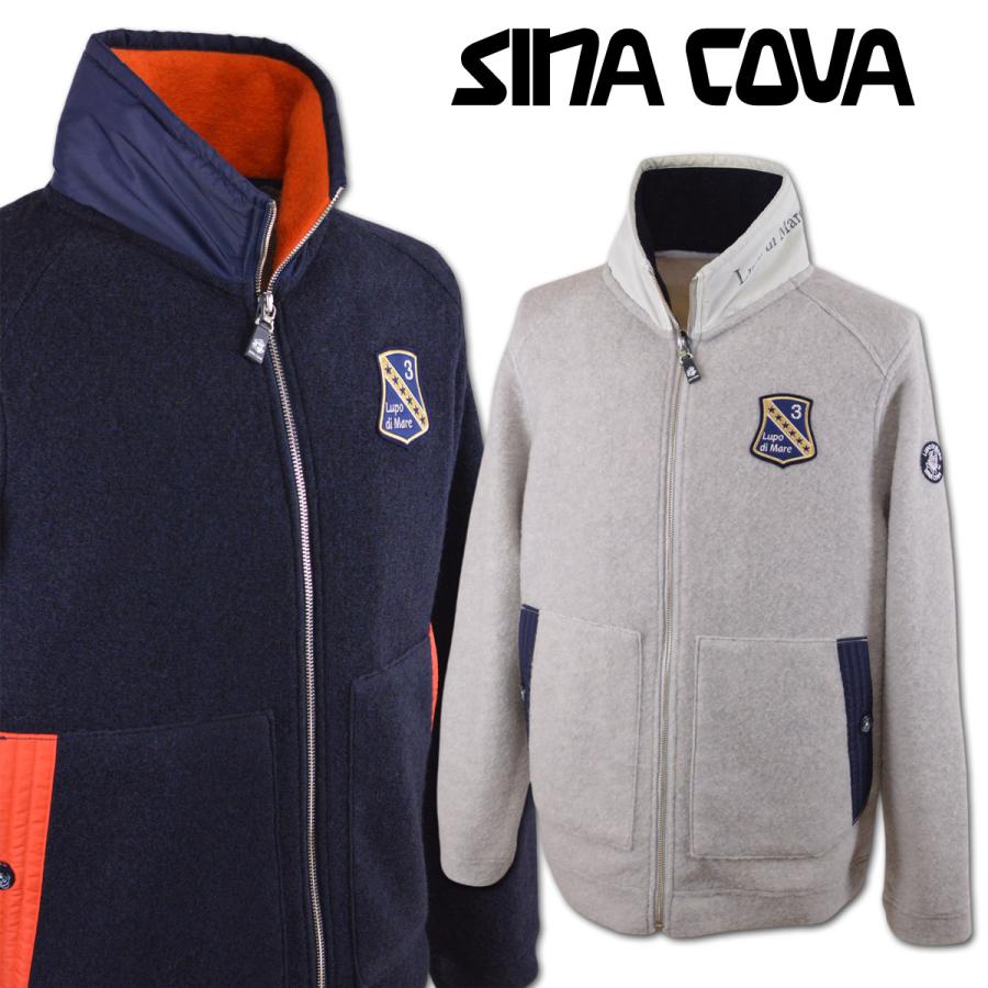 SINA COVA シナコバ ブルゾン メンズ アウトレット 秋冬用 紺 グレー 