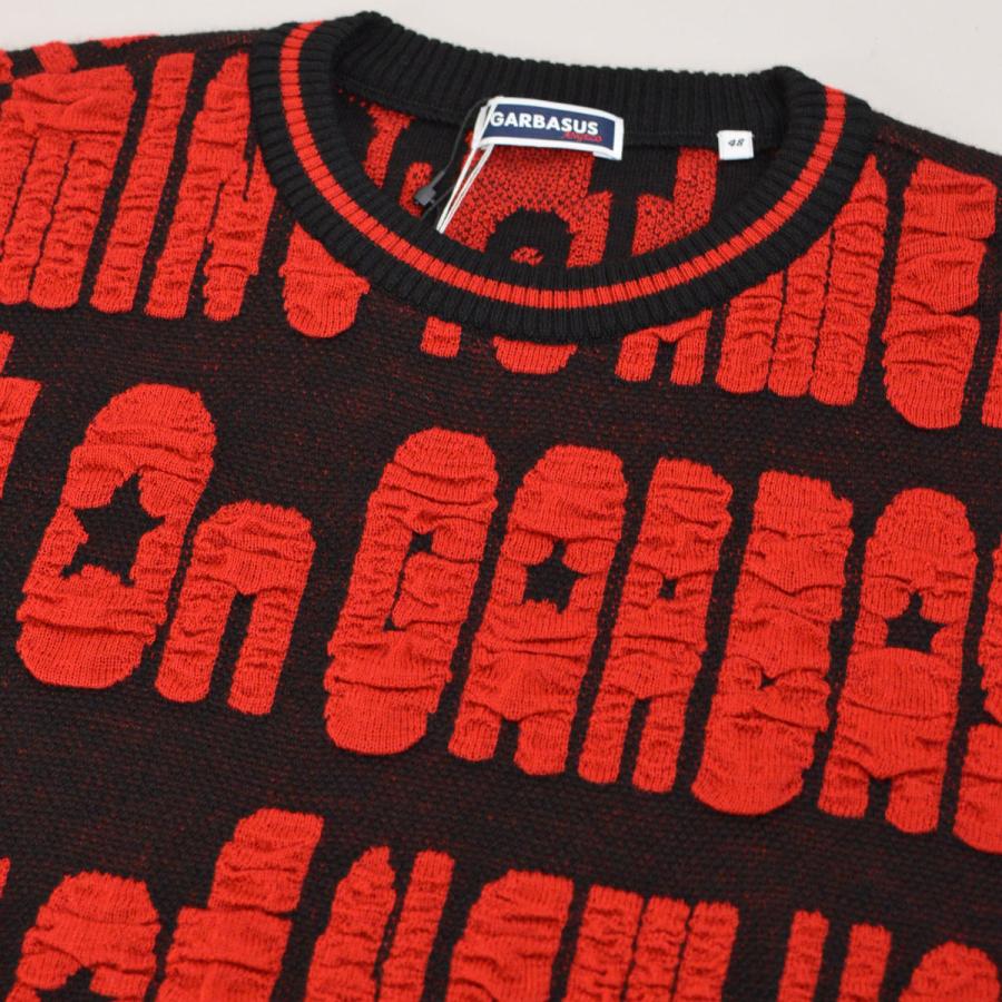 ANGELO アンジェロ ガルバス セーター メンズ 秋冬用 赤 黒 L LL 25 