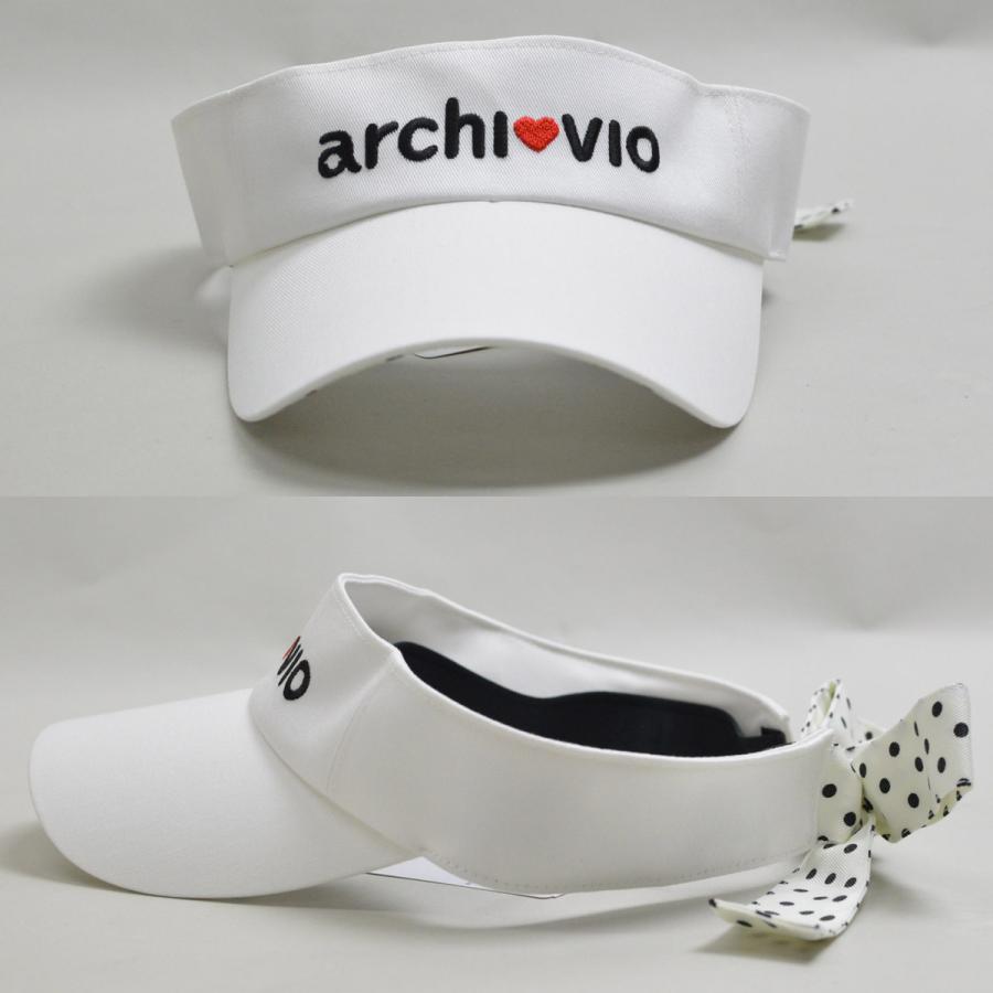 archivio アルチビオ サンバイザー レディース 黒 白 赤 250314 archivio アルチビオ サンバイザー レディース 黒 白 赤 250314